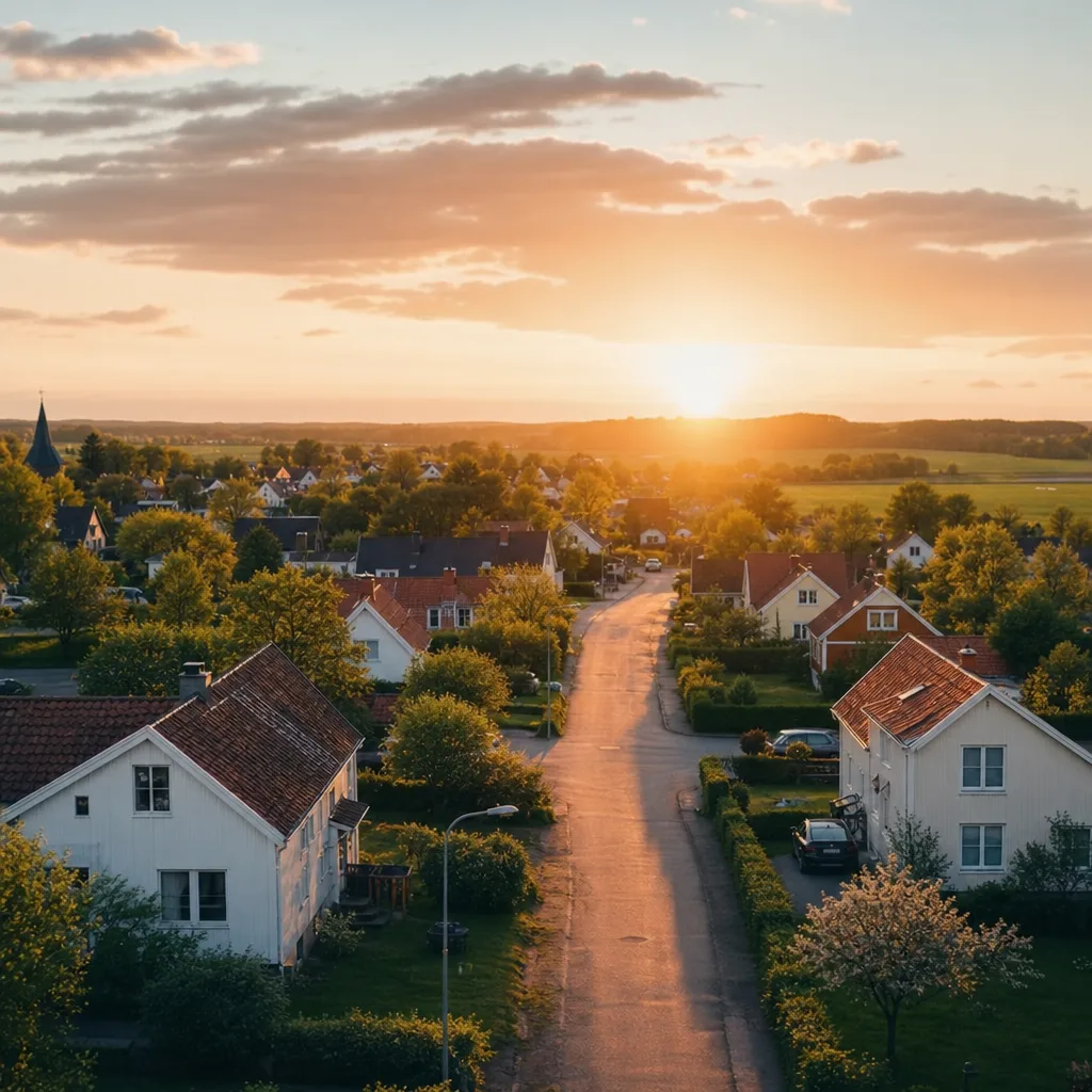 Lokalt regionkontor för Dina Försäkringar i svensk småstad